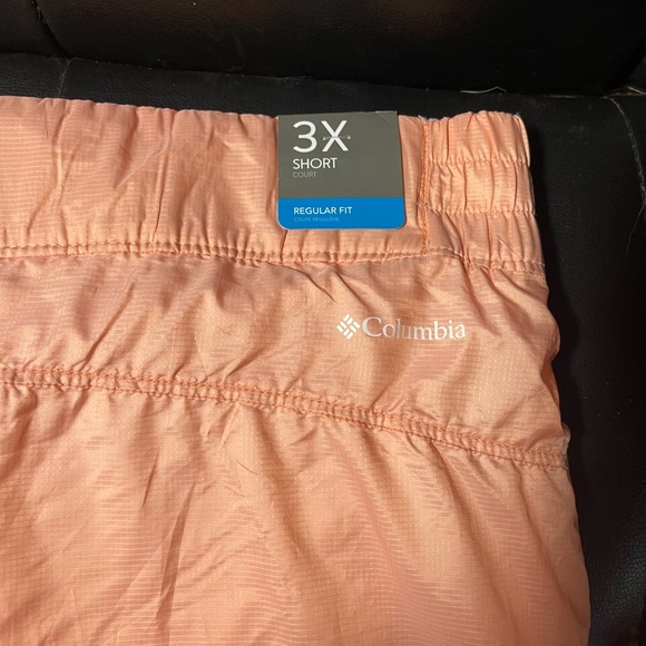 NWT Columbia plus 3x running shorts. Light peach color Alpine chill 5inch inseam - Picture 5 of 5